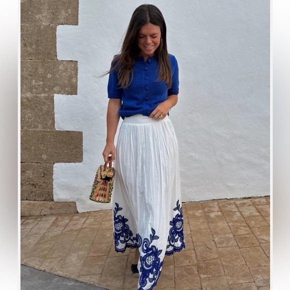 NWT vacation Midi Skirt Embroidery size XS and XL 
FIRM PRICE - Picture 14 of 16